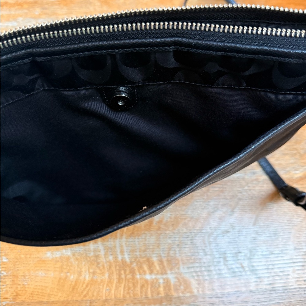 Coach Black Monogram Crossbody Bag - Picture 6 of 8
